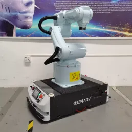 Magnetic strip navigation composite robot intelligent robot robotic arm automatic charging collaborative handling parts 