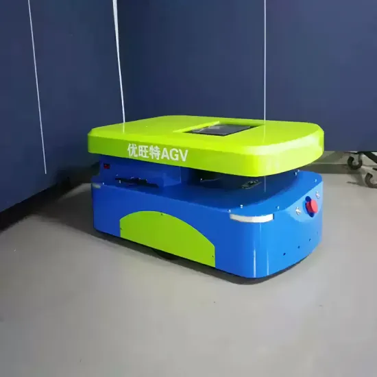Bidirectional AGV handling vehicle with laser, magnetic strip, and QR code navigation for smart warehousing and logistic