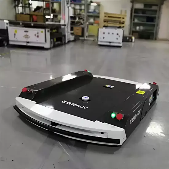 Bidirectional AGV handling vehicle with laser, magnetic strip, and QR code navigation for smart warehousing and logistic