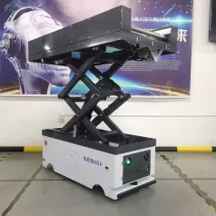 Intelligent transport vehicle (AGV), hydraulic automatic lifting AGV trolley, bidirectional travel