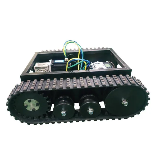 ZDDP-KJDP-100 Rubber Track Chassis Remotely Controlled Electric All-Terrain Walking Robot Track Chassis