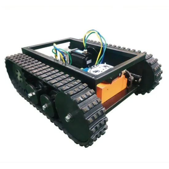 ZDDP-KJDP-100 Rubber Track Chassis Remotely Controlled Electric All-Terrain Walking Robot Track Chassis