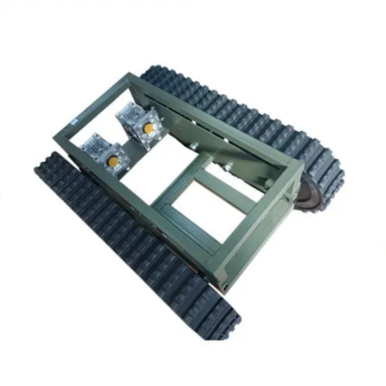 ZDDP-BJ-100 rubber track chassis manufacturer electric remote control all terrain walking mobile target drone chassis in