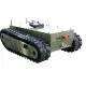 ZDDP-FJQF-150Rubber track chassis customized electric remote control underwater snow all terrain walking rubber track ch