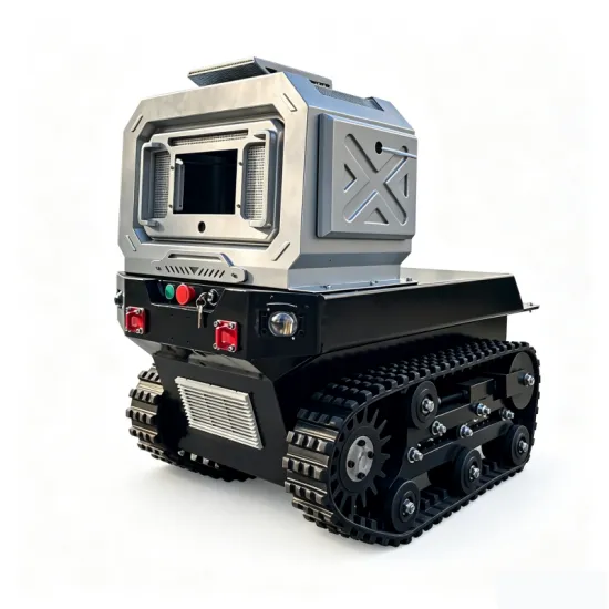 ZDDP-ZKZN-100 picking track chassis small electric all terrain walking robot special operation inspection chassis.