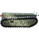 ZDDP-FJQF-150Rubber track chassis customized electric remote control underwater snow all terrain walking rubber track ch