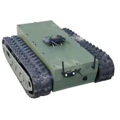 ZDDP-FJQF-150Rubber track chassis customized electric remote control underwater snow all terrain walking rubber track ch