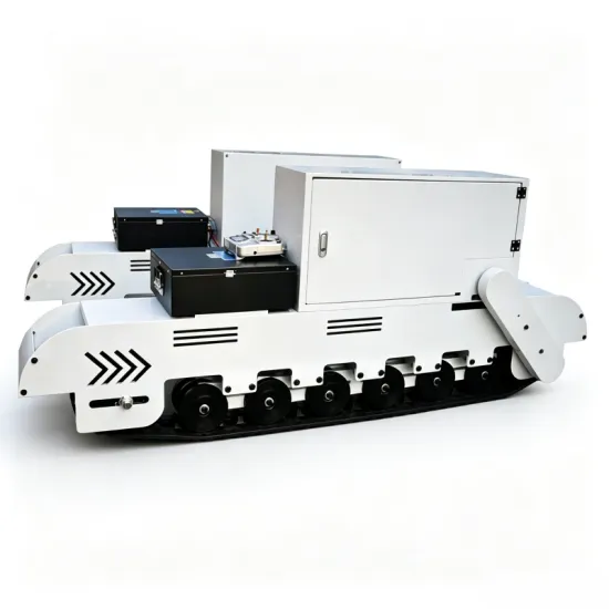 ZDDP-NJGY-180 rubber track chassis assembly electric remote control track walking robot assembly chain track chassis