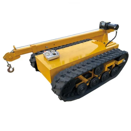 ZDDP-GJX-180 rubber track chassis customized electric remote control all terrain walking intelligent lifting robot