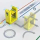 Automatic docking conveyor