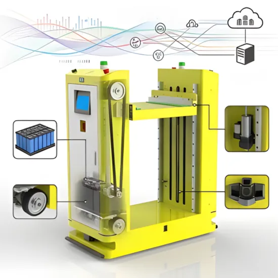 SMT assembly processing AGV intelligent handling vehicle with QR code navigation and laser obstacle avoidance 