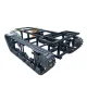 ZDDP-XHDX-150 electric remote control all terrain walking orchard picking and transportation robot track chassis