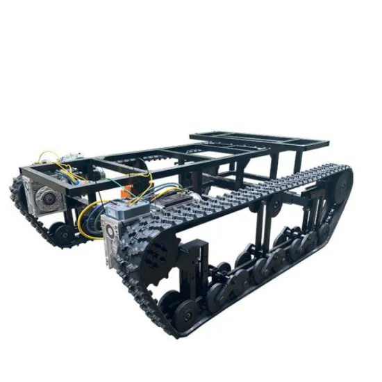 ZDDP-XHDX-150 electric remote control all terrain walking orchard picking and transportation robot track chassis