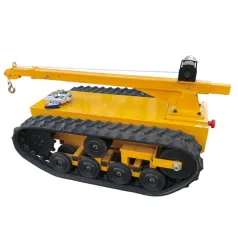 ZDDP-GJX-180 rubber track chassis customized electric remote control all terrain walking intelligent lifting robot