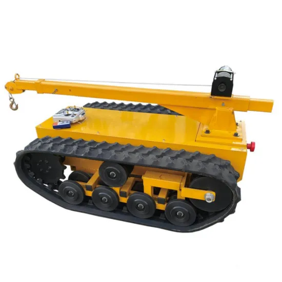 ZDDP-GJX-180 rubber track chassis customized electric remote control all terrain walking intelligent lifting robot