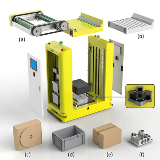SMT assembly processing AGV intelligent handling vehicle with QR code navigation and laser obstacle avoidance 
