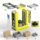 SMT assembly processing AGV intelligent handling vehicle with QR code navigation and laser obstacle avoidance 