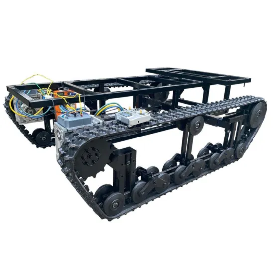 ZDDP-XHDX-150 electric remote control all terrain walking orchard picking and transportation robot track chassis