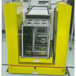 SMT assembly processing AGV intelligent handling vehicle with QR code navigation and laser obstacle avoidance 