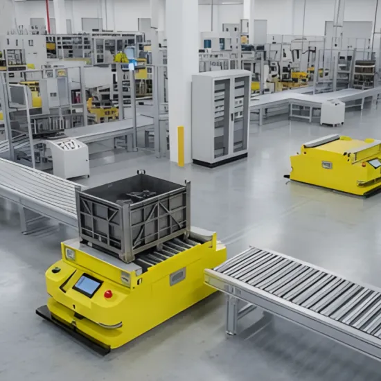 SMT docking AGV cart / wave soldering fixture cart / intelligent unmanned transport vehicle / material transport cart
