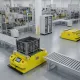 SMT docking AGV cart / wave soldering fixture cart / intelligent unmanned transport vehicle / material transport cart