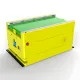 Roller conveyor docking AGV industrial transport robot, unmanned transport, AMR production automation delivery