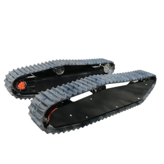 ZDDP-ZJG-400 Agricultural Rubber Track Chassis, Heavy-Duty Hydraulic Stainless Steel Underwater 2-Ton