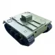 ZDDP-FJJP-150 Electric Rubber Track Chassis Electric Remote-Controlled All-Terrain Underwater Inspection Robot Chassis