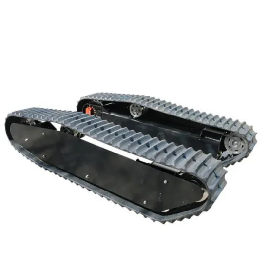 ZDDP-ZJG-400 Agricultural Rubber Track Chassis, Heavy-Duty Hydraulic Stainless Steel Underwater 2-Ton