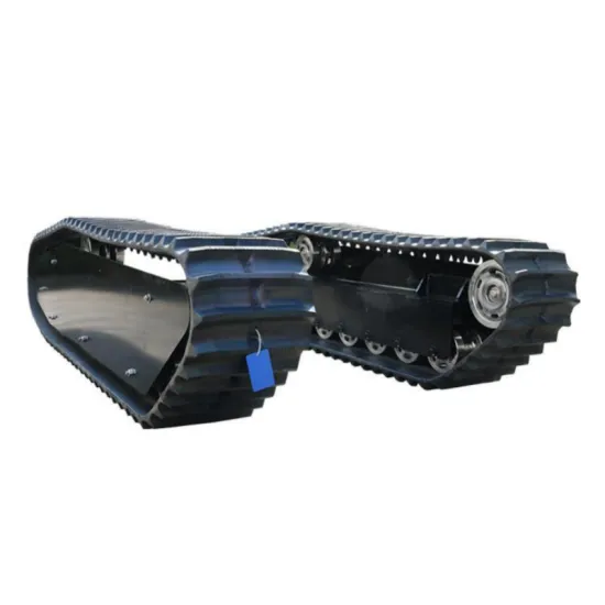 ZDDP-ZJG-400 Agricultural Rubber Track Chassis, Heavy-Duty Hydraulic Stainless Steel Underwater 2-Ton