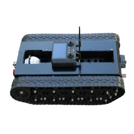 ZDDP-XJJQ-80 Electric Remote Control All-Terrain Inspection and Fire-Fighting Robot Rubber Track Chassis