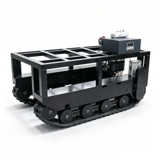 ZDDP-LMDP-180 Electric Gantry-Style All-Terrain Orchard Picking Robot Rubber Track Chassis