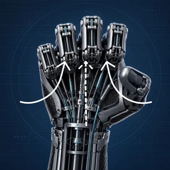 Miniature Planetary Roller Screw for Robotic Hand Dexterous Finger Actuator High Precision Linear Motion