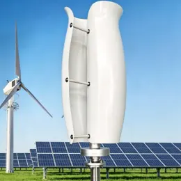 Tulip Vertical Axis Wind Turbine — Low-Noise, Low-Wind-Start Power for Off-Grid & Urban Applications (100W–1000W)