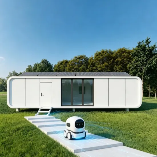 AP-38 Off-Grid Modular Cabin | Apple Capsule House for Robot & Remote Monitoring Station