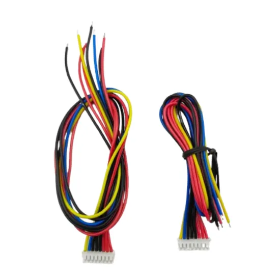 Specialized cables for robot joint module motors: power, serial, slip ring, and communication cables.