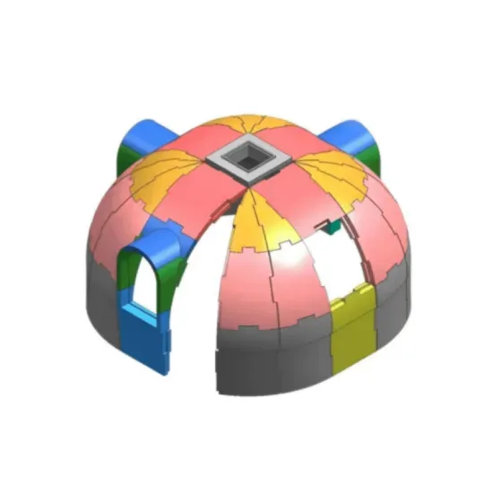 EPS Modular Prefabricated Dome Station for Robotic Off-Grid Infrastructure