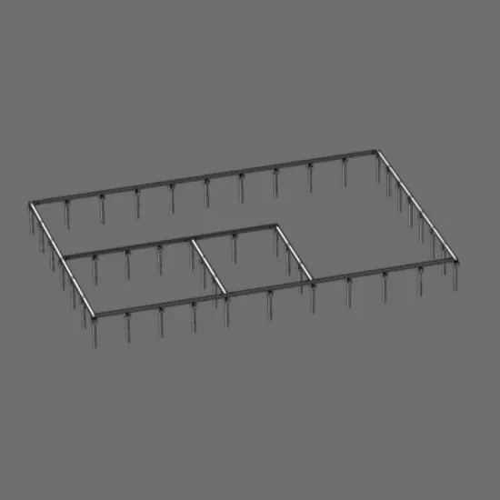 Modular Helical Screw Ground Anchor for Outdoor Foundation