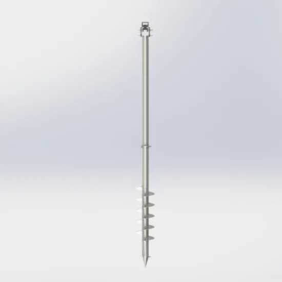 Modular Helical Screw Ground Anchor for Outdoor Foundation
