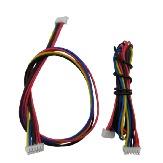 Specialized cables for robot joint module motors: power, serial, slip ring, and communication cables.