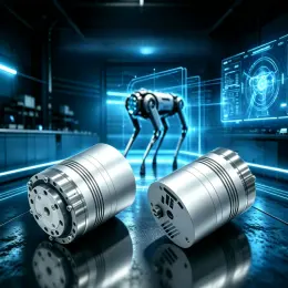 Explosion-proof joint motor; high-torque, integrated hollow-shaft servo drive module for humanoid robot joints.