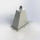 GP-0.5 Modular Ground Pier, Gravity Ballasted Foundation for Solar & Container Base
