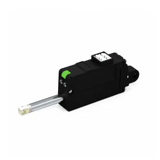 Mini Servo Electric Cylinder Linear Actuator 12lbf Force Control High Precision Built-in Drive