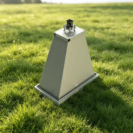 GP-0.5 Modular Ground Pier, Gravity Ballasted Foundation for Solar & Container Base