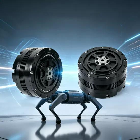 Explosion-proof joint motor; high-torque, integrated hollow-shaft servo drive module for humanoid robot joints.