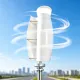 Tulip Vertical Axis Wind Turbine | Low Wind Start, Quiet Operation