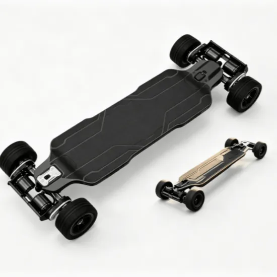 ESK-1 100 km Range · All-Terrain 4WD | Electric Off-Road Skateboard