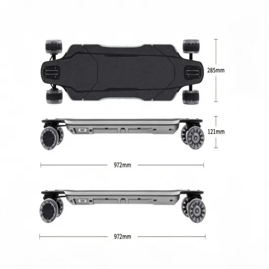 ESK-3 All-Terrain Electric Skateboard, 1-Hour Fast Charging