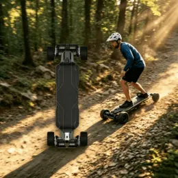 ESK-1 100 km Range · All-Terrain 4WD | Electric Off-Road Skateboard