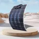 50W–200W Curved Surface Flexible Solar Modules for RV, Marine & Off-grid Projects